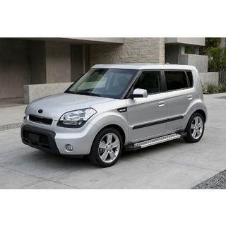 Sānu pakāpieni New Vision Grey (2 gab., alumīnijs) Kia Soul I 2008–2013 foto 1