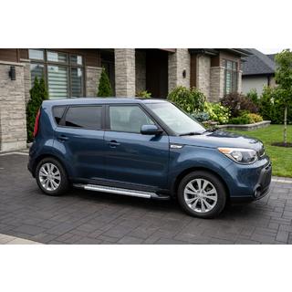 Sānu pakāpieni New Vision Grey (2 gab., alumīnijs) Kia Soul II 2013–2018 foto 1