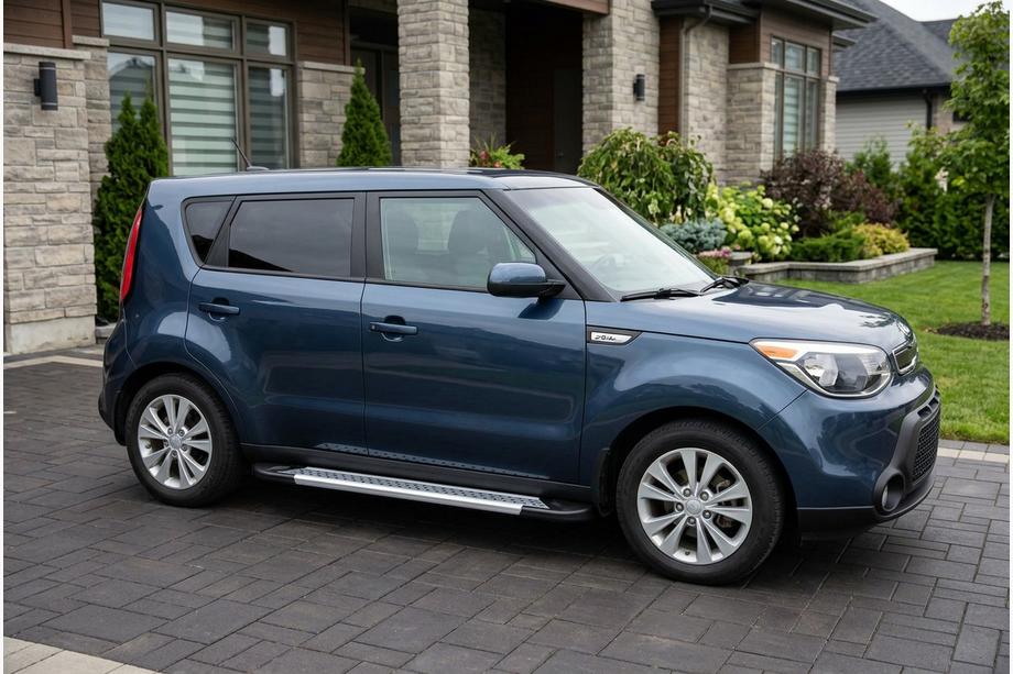 Kia Soul II 2013–2018 Sānu pakāpieni New Vision Grey (2 gab., alumīnijs) Image