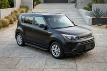 Kia Soul II 2013–2018 Sānu sliekšņi Tayga Black (2 gab., alumīnijs) foto 1