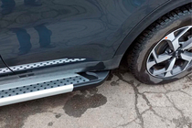 Kia Sportage 2015–2021 Sānu pakāpieni New Vision Grey (2 gab., alumīnijs) foto 3