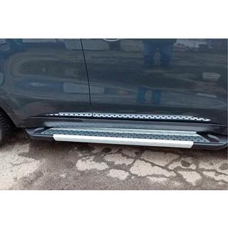 Sānu pakāpieni New Vision Grey (2 gab., alumīnijs) Kia Sportage 2015–2021 foto 1