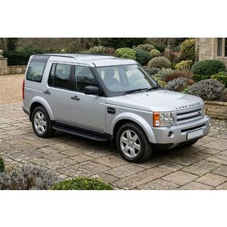 Sānu sliekšņi Tayga Black (2 gab., alumīnijs) Land Rover Discovery III 2004–2009 foto 1