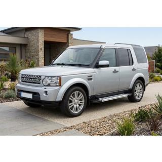 Sānu pakāpieni New Vision Grey (2 gab., alumīnijs) Land Rover Discovery IV 2009–2017 foto 1