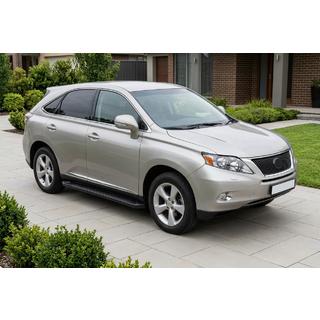 Sānu pakāpieni Allmond Black (2 gab., alumīnijs) Lexus RX 2009–2015 foto 1