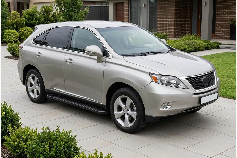 Lexus RX 2009–2015 Sānu pakāpieni Allmond Black (2 gab., alumīnijs) Image