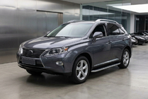 Lexus RX 2009–2015 Sānu sliekšņi Tayga Grey (2 gab., alumīnijs) foto 1