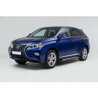 New Vision Black sānu sliekšņi (2 gab., alumīnijs) Lexus RX 2009–2015 foto 1