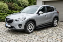 Mazda CX-5 2012–2017 Sānu sliekšņi Tayga Black (2 gab., alumīnijs) foto 1