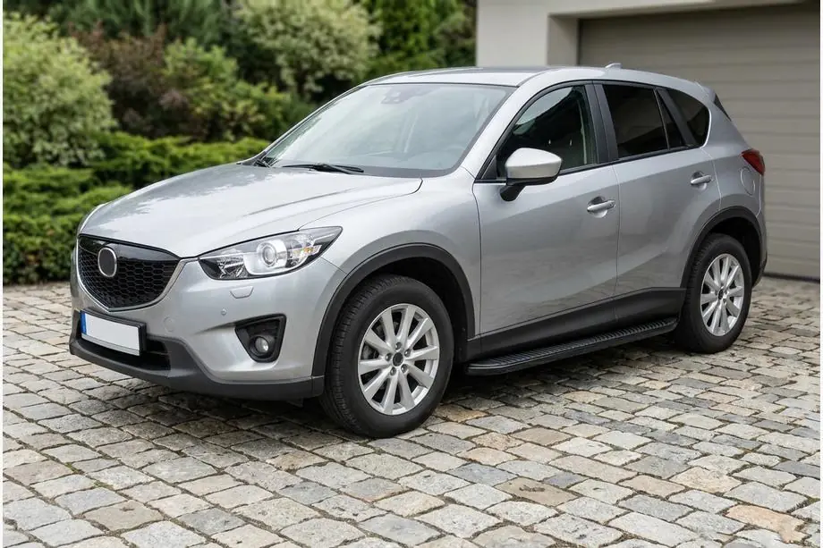 Mazda CX-5 2012–2017 Sānu sliekšņi Tayga Black (2 gab., alumīnijs) Image