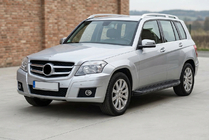 Mercedes GLK class X204 2008–2015 Sānu sliekšņi Tayga Black (2 gab., alumīnijs) foto 1