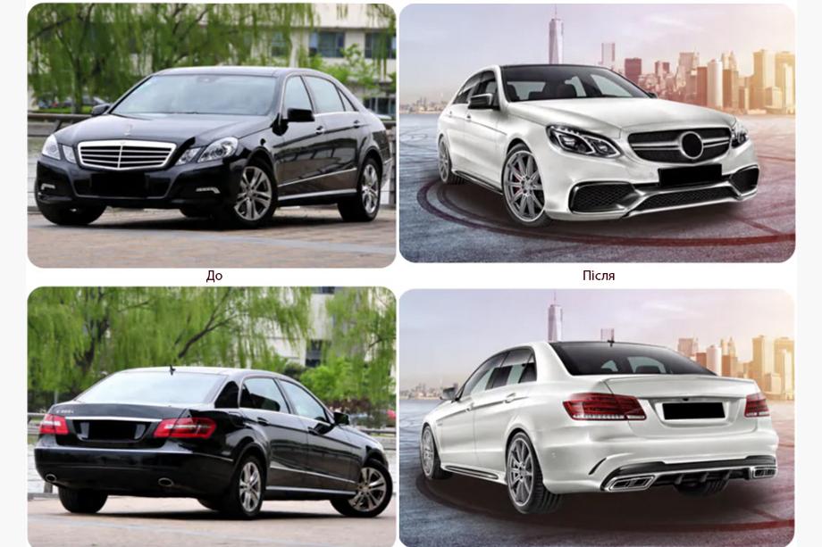 Mercedes E-class W212 2009–2016 Restailinga komplekts E63 AMG 2016 Foto 3