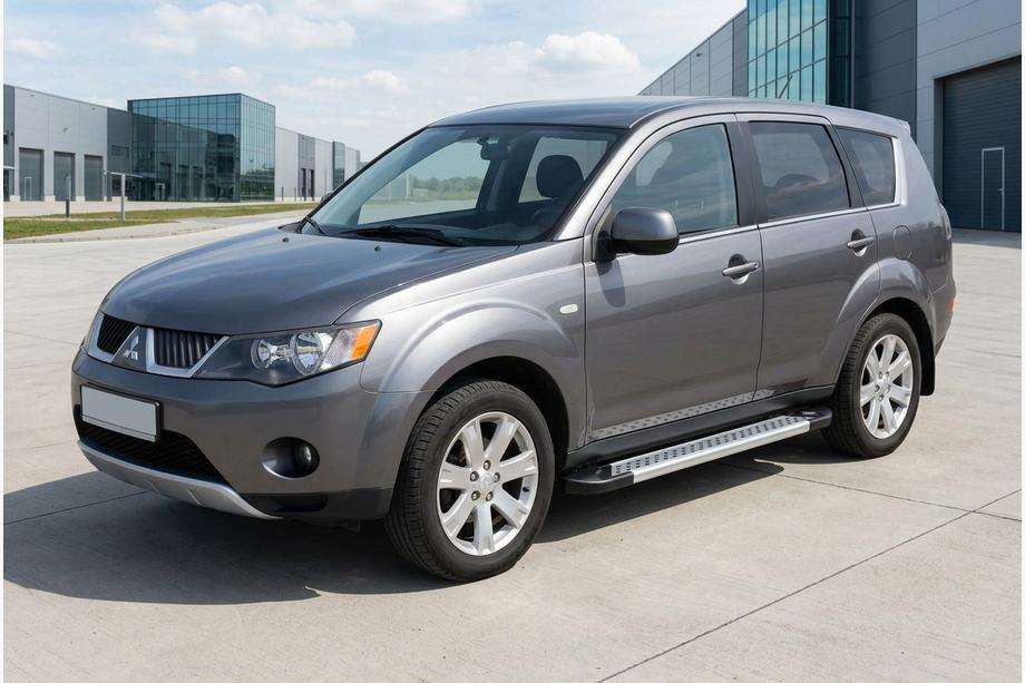 Mitsubishi Outlander 2006–2012 Sānu pakāpieni New Vision Grey (2 gab., alumīnijs) Image