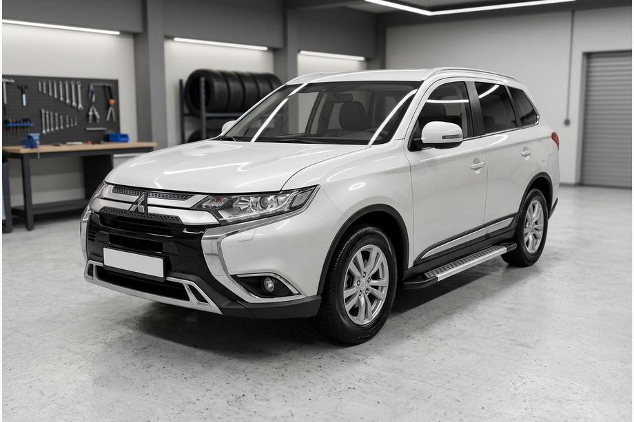 Mitsubishi Outlander 2012–2021 Sānu pakāpieni New Vision Grey (2 gab., alumīnijs) Foto 1