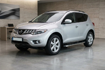 Nissan Murano 2008–2014 BlackLine sānu pakāpieni (2 gab., alum.) foto 1