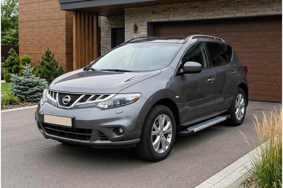 Nissan Murano 2008–2014 Sānu sliekšņi New Vision Grey (2 gab., alumīnijs) Image