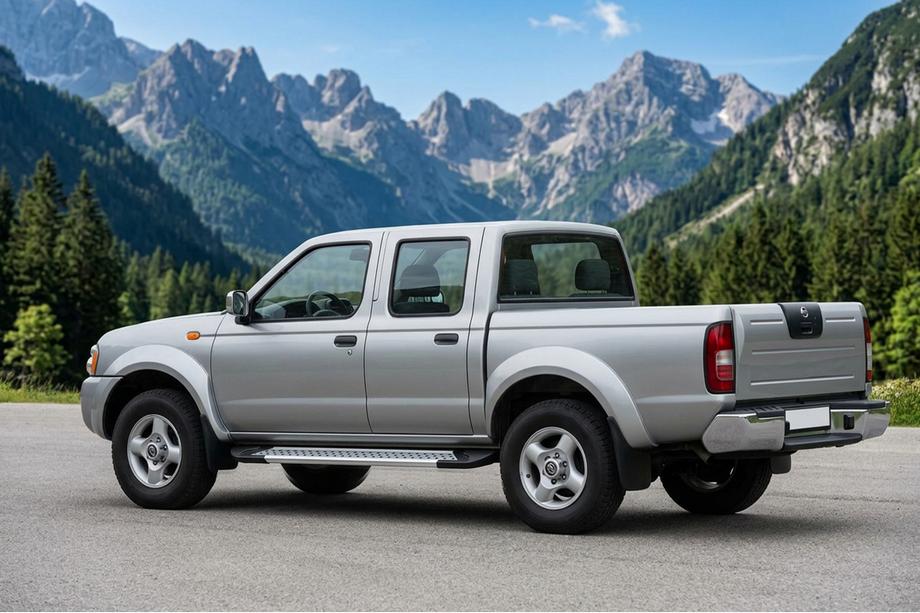Nissan NP300 1999–2015 Sānu pakāpieni New Vision Grey (2 gab., alumīnijs) Image