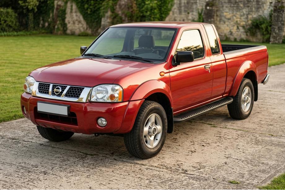 Nissan NP300 1999–2015 Sānu sliekšņi Tayga Black (2 gab., alumīnijs) Image