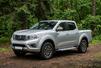 Nissan Navara/NP300 2016– Sānu pakāpieni New Vision Grey (2 gab., alumīnijs) foto 1
