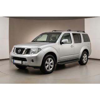 Sānu sliekšņi Tayga Black (2 gab., alumīnijs) Nissan Pathfinder R51 2005–2014 foto 1
