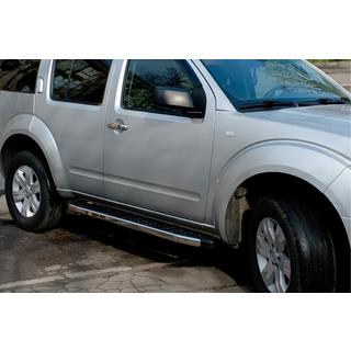 BlackLine sānu pakāpieni (2 gab., alum.) Nissan Pathfinder R51 2005–2014 foto 1