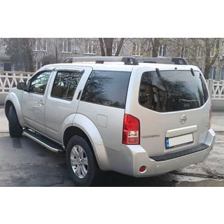 BlackLine sānu pakāpieni (2 gab., alum.) Nissan Pathfinder R51 2005–2014 foto 3