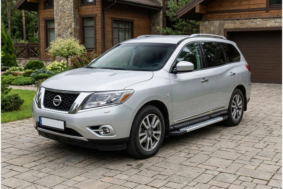Nissan Pathfinder R52 2012–2021 Sānu pakāpieni New Vision Grey (2 gab., alumīnijs) Image