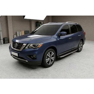 Sānu pakāpieni BlackLine (2 gab., alumīnijs) Nissan Pathfinder R52 2012–2021 foto 1