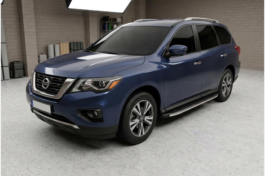 Nissan Pathfinder R52 2012–2021 Sānu pakāpieni BlackLine (2 gab., alumīnijs) Image