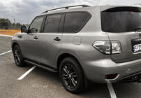 Nissan Patrol Y62 2010–2024 Sānu pakāpieni New Vision Grey (2 gab., alumīnijs) foto 2