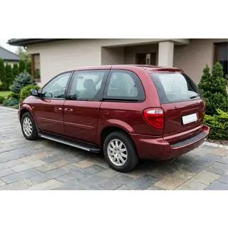 Sānu sliekšņi Maya V1 (2 gab., alumīnijs) Chrysler Voyager 2001–2007 foto 1