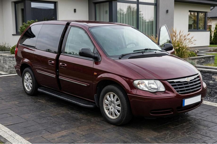 Chrysler Voyager 2001–2007 Sānu pakāpieni Bosphorus Black (2 gab., alumīnijs) Image