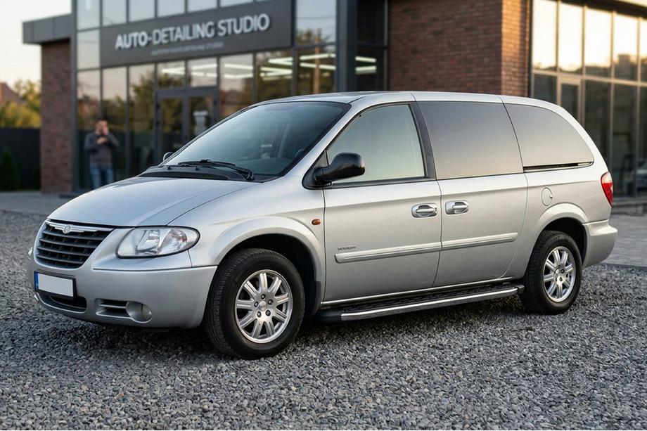 Chrysler Voyager 2001–2007 Sānu pakāpieni BlackLine (2 gab., alumīnijs) Image