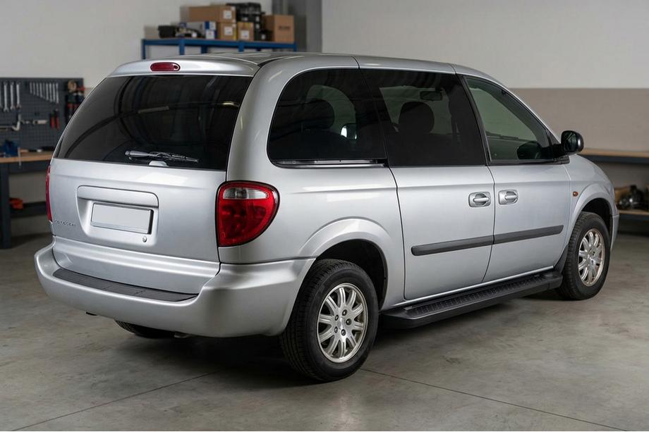 Chrysler Voyager 2001–2007 Sānu pakāpieni Allmond Black (2 gab., alumīnijs) Image