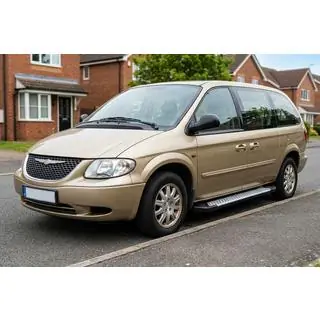 Sānu pakāpieni Allmond Grey (2 gab., alumīnijs) Chrysler Voyager 2001–2007 foto 1