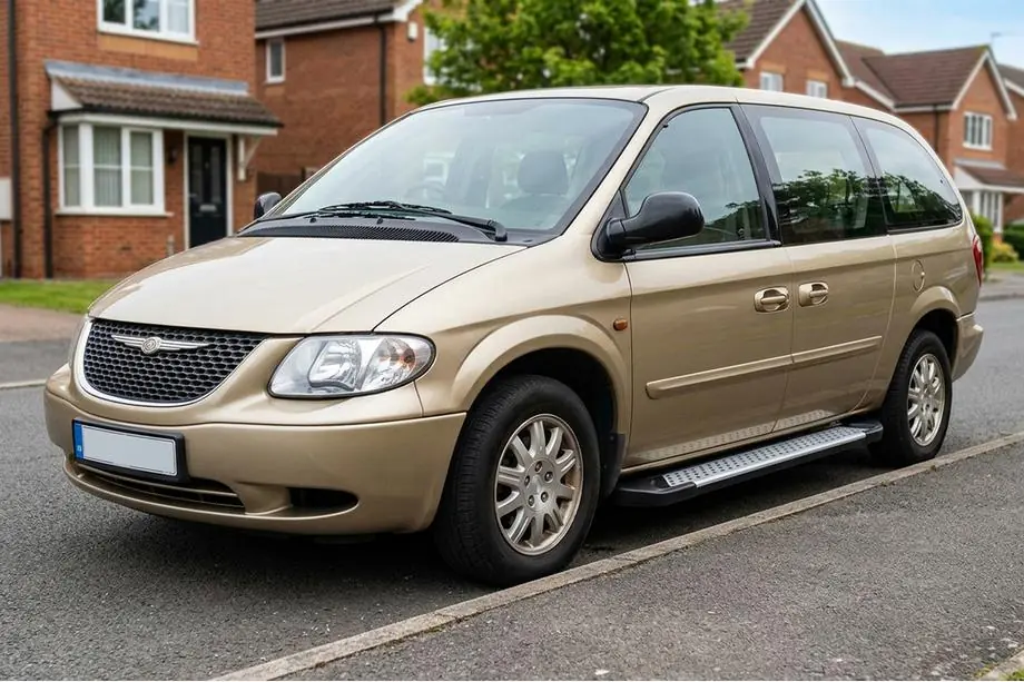 Chrysler Voyager 2001–2007 Sānu pakāpieni Allmond Grey (2 gab., alumīnijs) Image