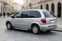 Chrysler Voyager 2001–2007 Sānu sliekšņi Line (2 gab., alumīnijs) foto 1