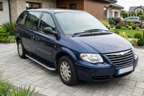 Chrysler Voyager 2001–2007 Sānu pakāpieni Tayga Grey (2 gab., alumīnijs) foto 1