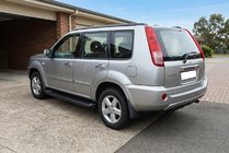 Nissan X-trail T30 2002–2007 Sānu kāpšļi Allmond Black (2 gab., alumīnijs) foto 1