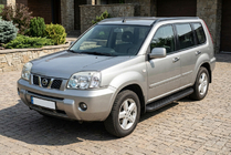 Nissan X-trail T30 2002–2007 Sānu pakāpieni Tayga Black (2 gab., alumīnijs) foto 1