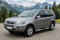 Nissan X-trail T30 2002–2007 Sānu sliekšņi Tayga V2 (2 gab., alumīnija) foto 1