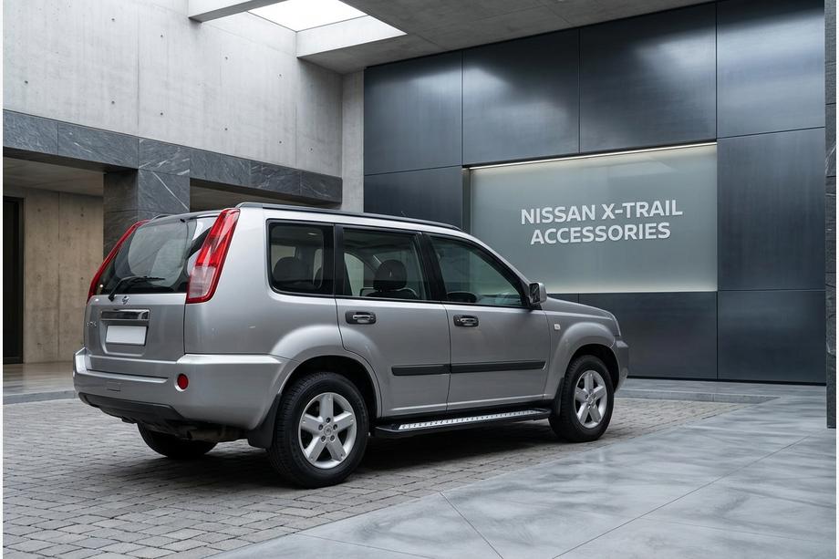 Nissan X-trail T30 2002–2007 Sānu pakāpieni New Vision Black (2 gab., alumīnijs) Image