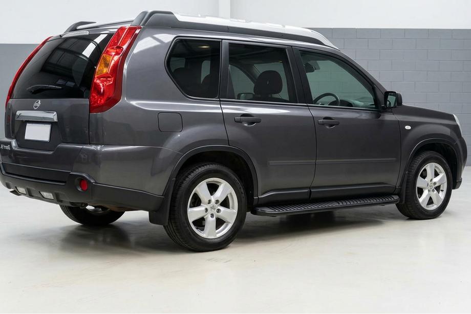 Nissan X-trail T31 2007–2014 Sānu sliekšņi Tayga Black (2 gab., alumīnijs) Image