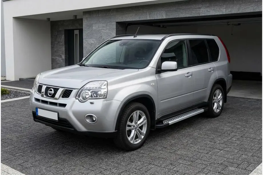 Nissan X-trail T31 2007–2014 Sānu pakāpieni New Vision Grey (2 gab., alumīnijs) Image