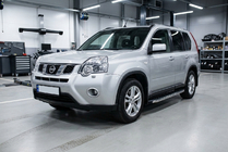 Nissan X-trail T31 2007–2014 Sānu pakāpieni BlackLine (2 gab., alumīnijs) foto 1
