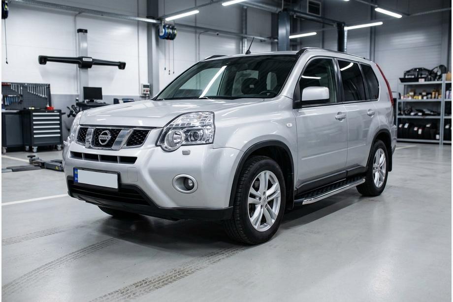 Nissan X-trail T31 2007–2014 Sānu pakāpieni BlackLine (2 gab., alumīnijs) Image