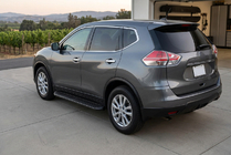 Nissan X-trail T32/Rogue 2014–2021 Sānu sliekšņi Tayga Black (2 gab., alumīnijs) foto 1