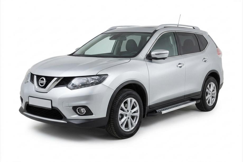 Nissan X-trail T32/Rogue 2014–2021 Sānu pakāpieni New Vision Grey (2 gab., alumīnijs) Image
