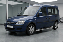 Opel Combo 2002–2012 Sānu pakāpieni Tayga V2 (2 gab., alumīnijs) foto 1