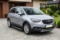 Opel Crossland X 2017–2024 Sānu pakāpieni BlackLine (2 gab., alumīnijs) foto 1